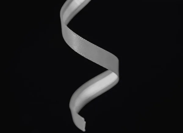 adhesive tear strip ribbon - silver